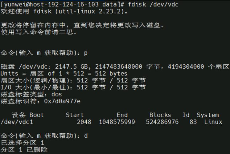 linux 在线 磁盘？