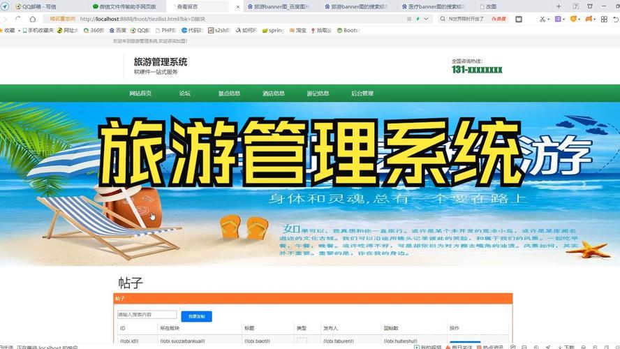 基于web的旅游管理系统/旅游网站的设计与实现