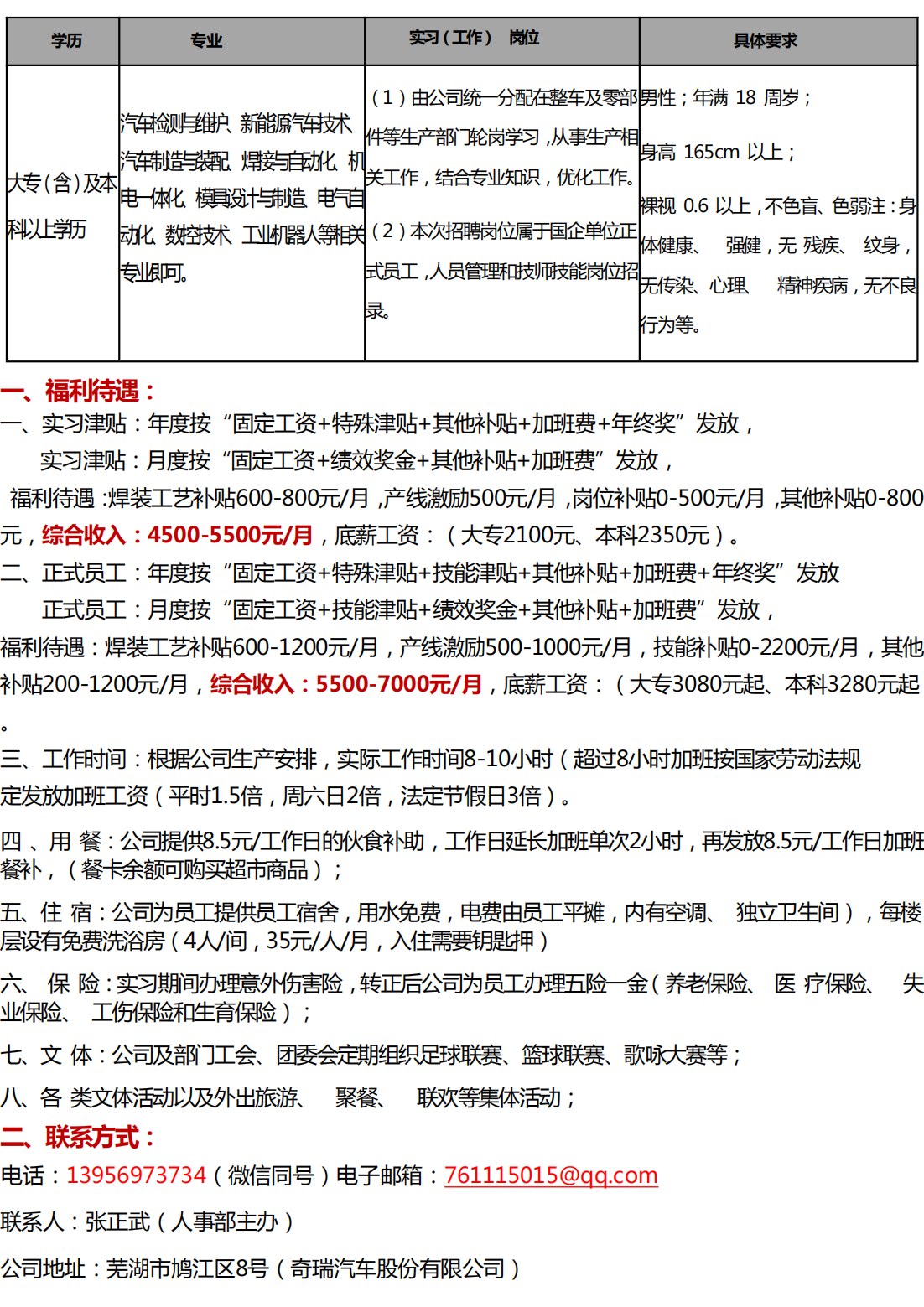 汽车主机厂应聘个人愿景怎么写