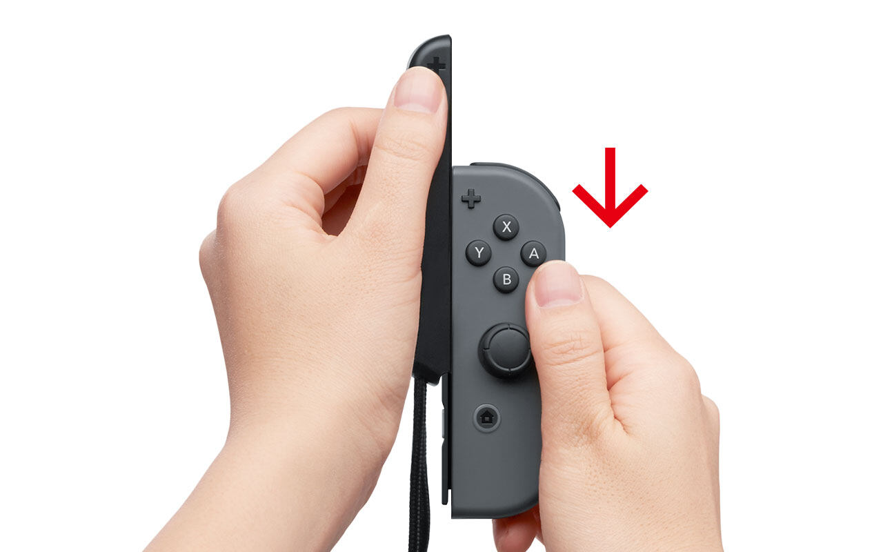 joycon怎么从主机拆下来