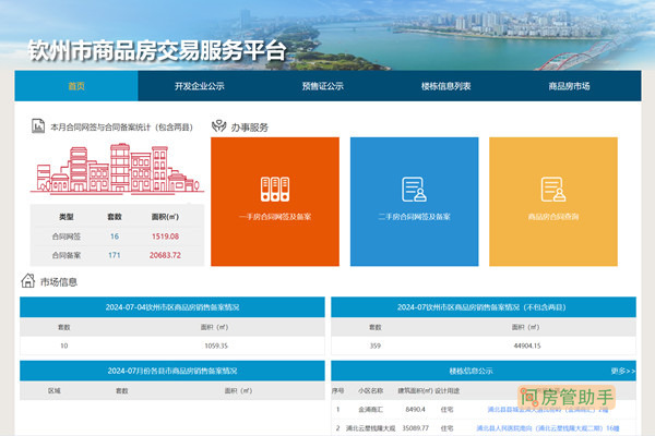 怎么查询钦州楼盘的备案价
