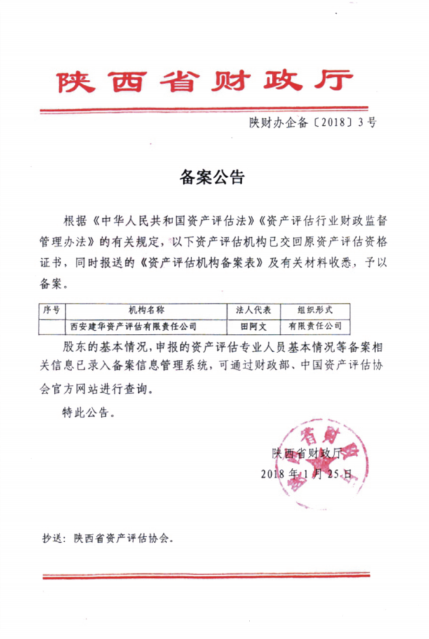 资产评估备案制介绍