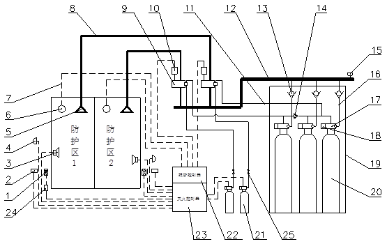 七氟丙烷控制主机接线图