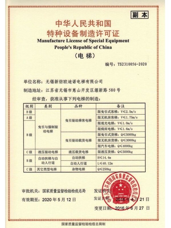 特种设备备案证有效期