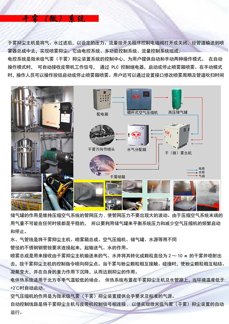 干雾抑尘主机功能