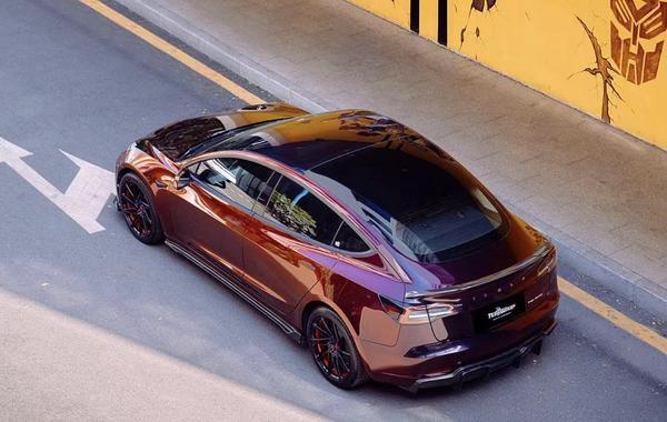 特斯拉黑色改什么色可以不用备案