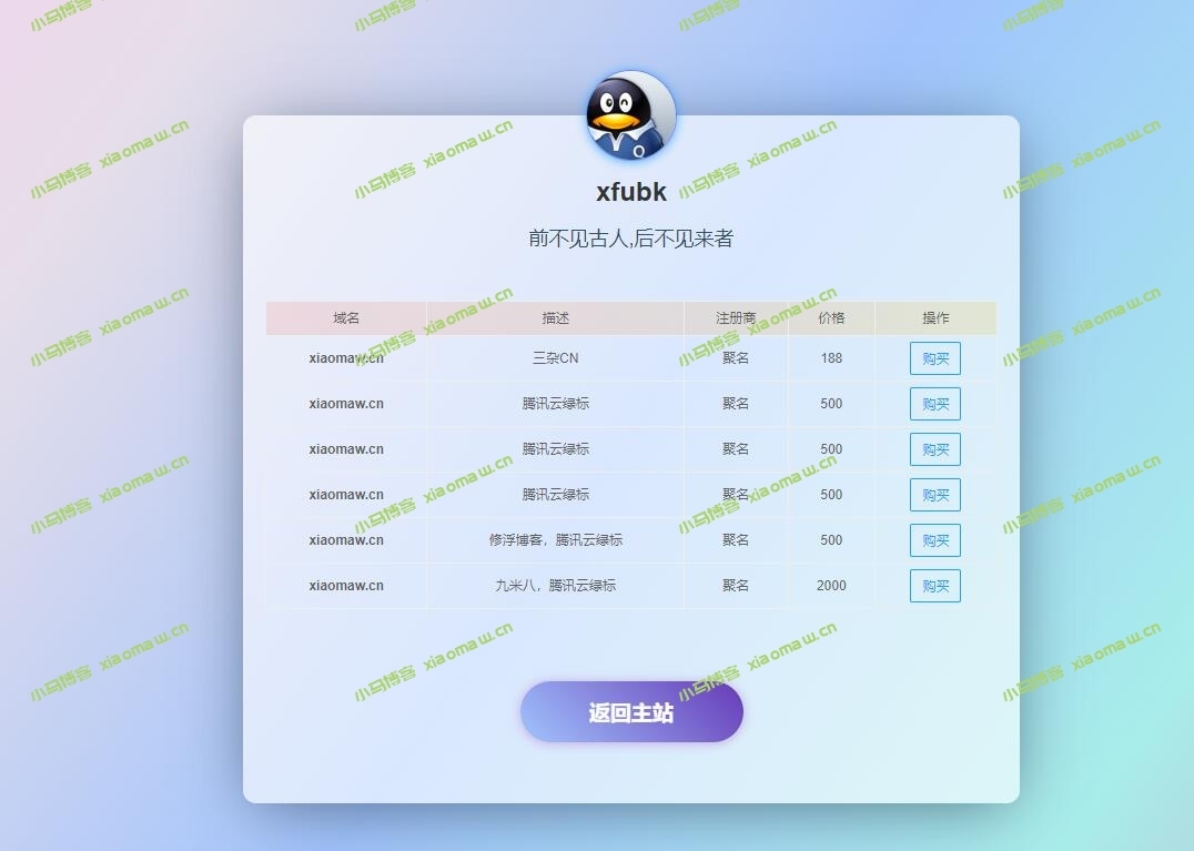 top的域名可以搭建小程序用吗