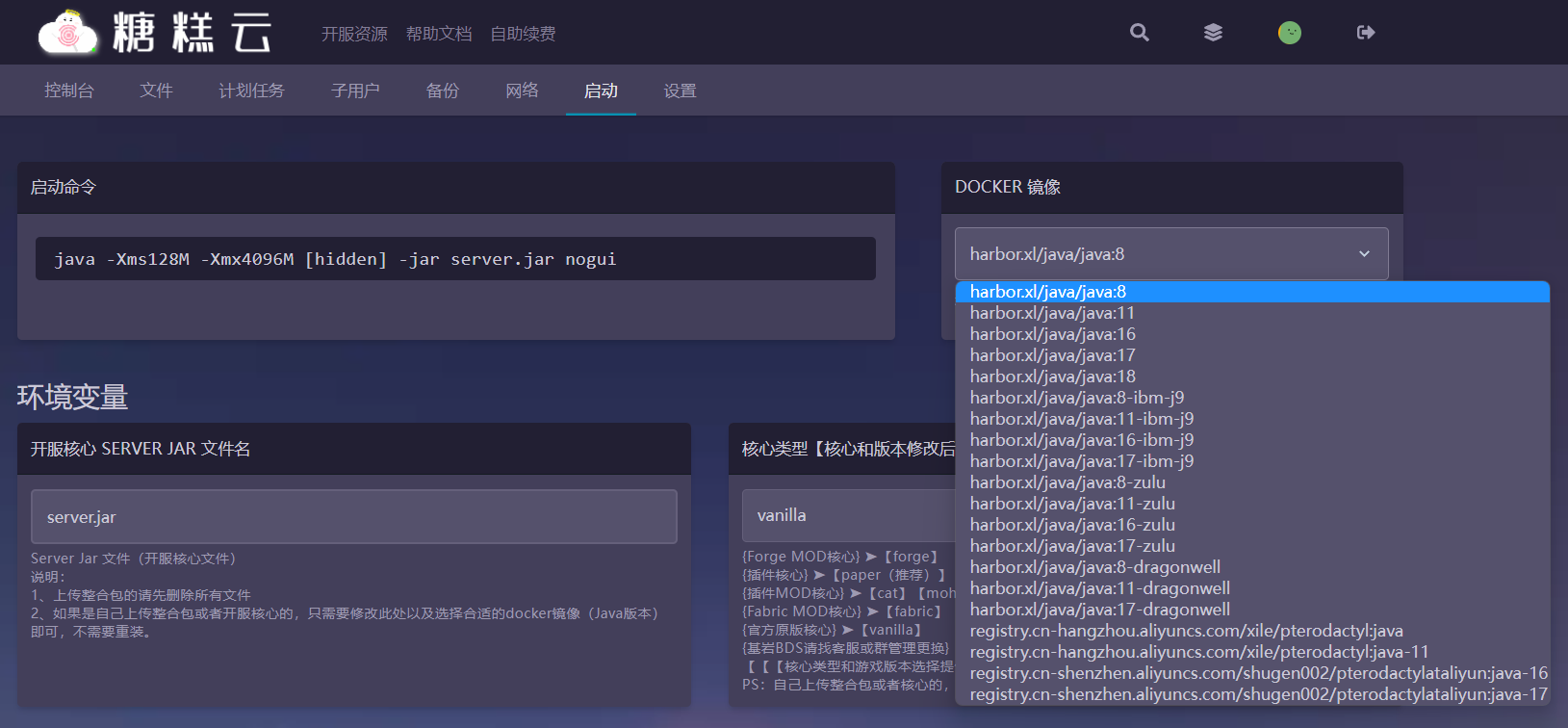 java开发云服务器选择哪个系统