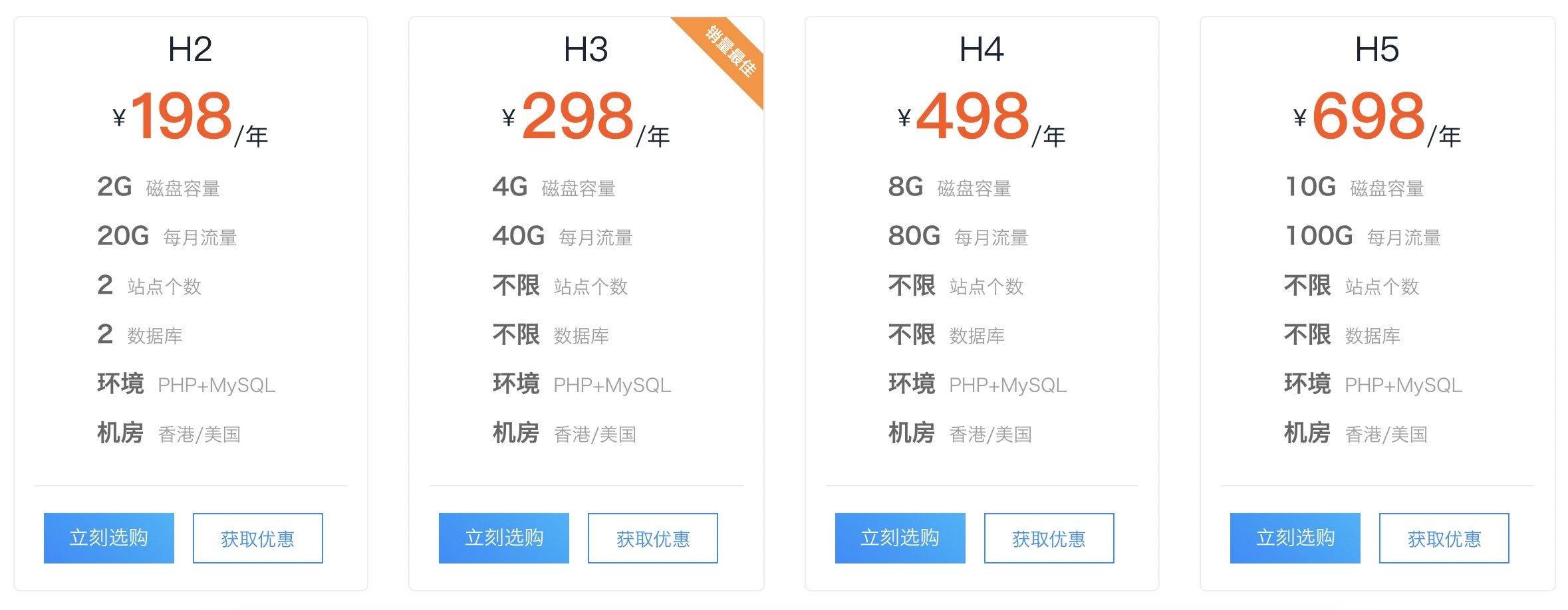 免备案网站主机服务