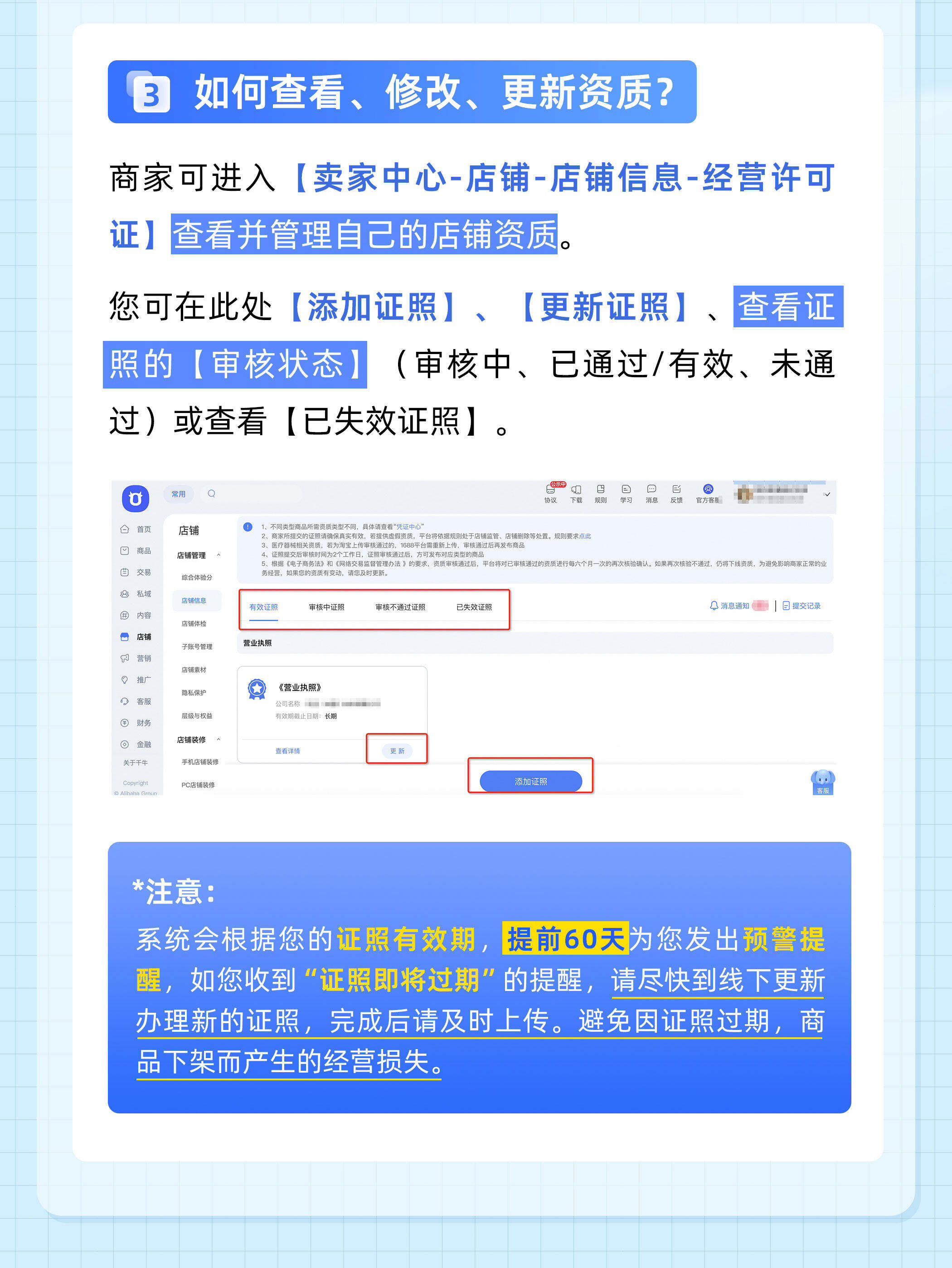 营业执照备案范围