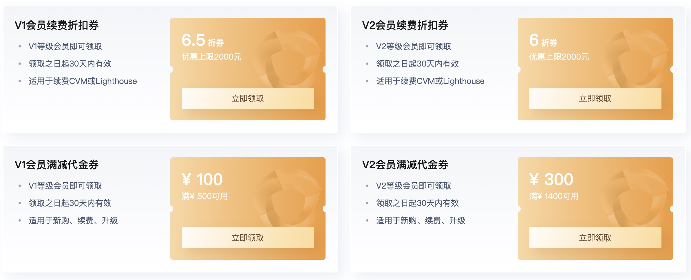 腾讯云服务器一折续费
