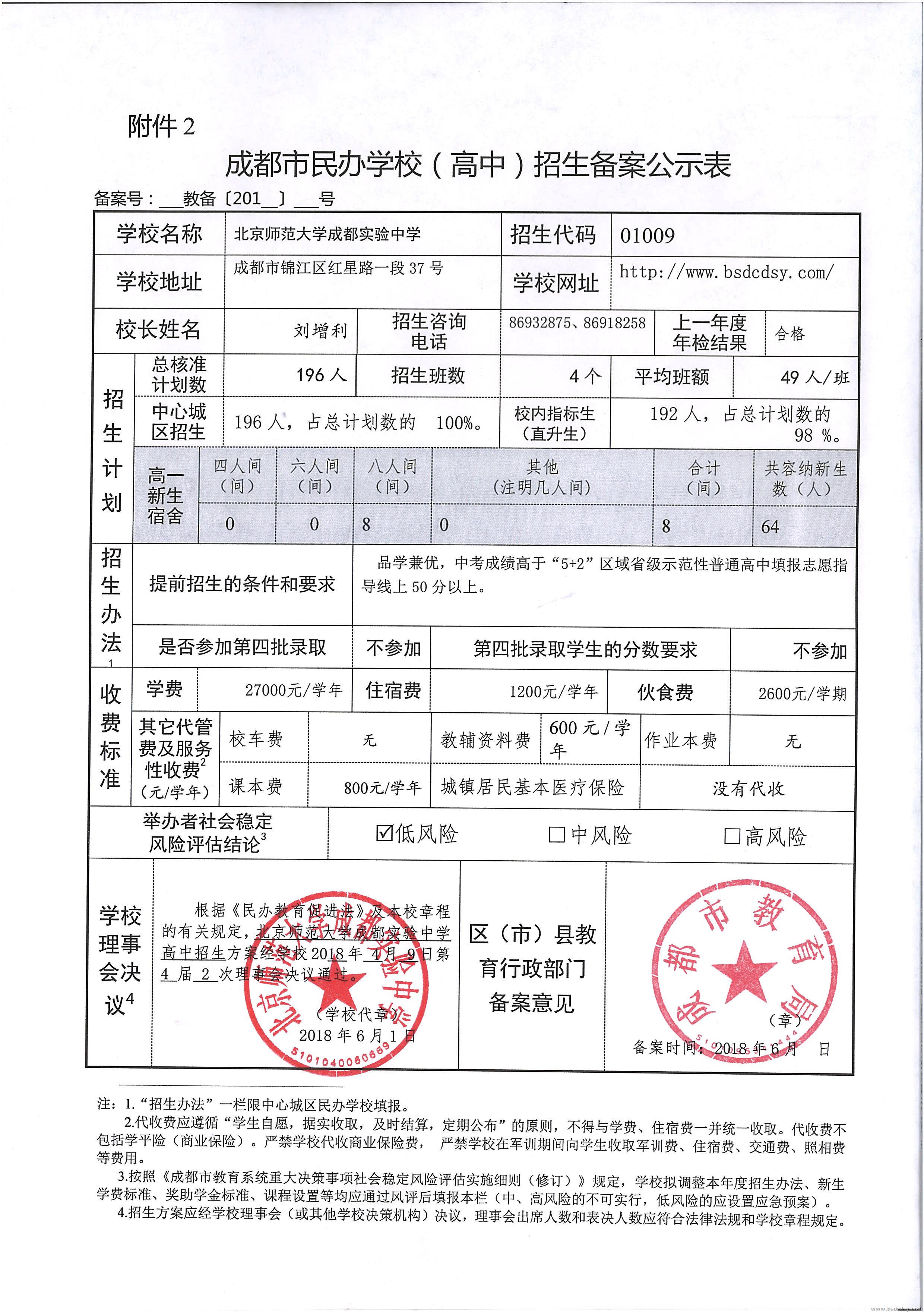 培训学校招生备案公示表怎么填写