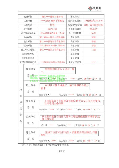 竣工备案表需要法人签字吗