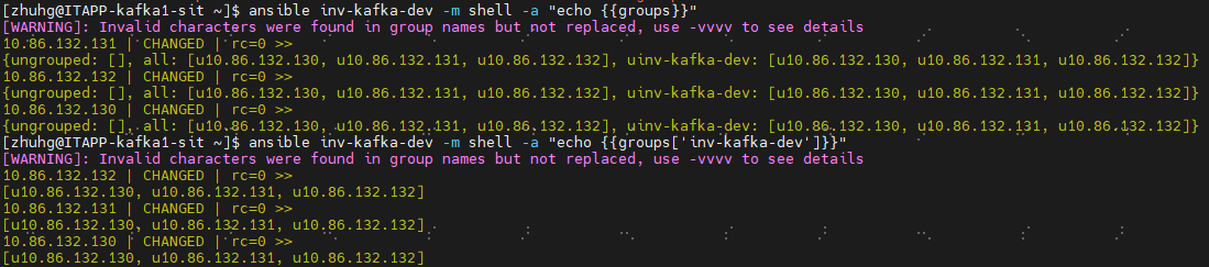 ansible 获取主机接口名称
