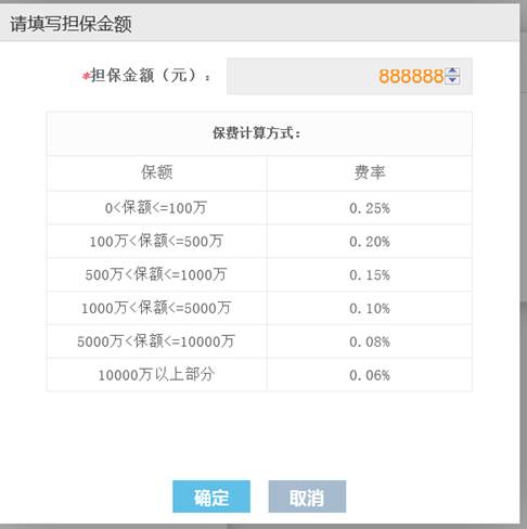 人保保证保险备案费率是多少