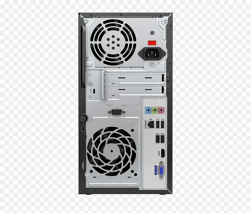 电脑主机背后长方形是什么接口