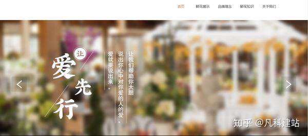 花店网站建设的目标