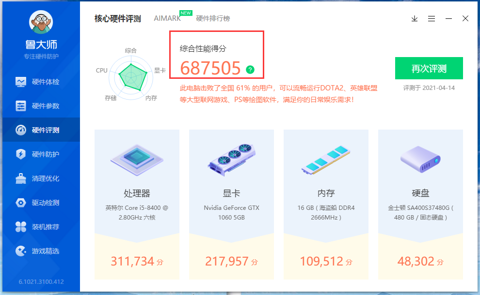 为什么主机跑鲁大师冒烟