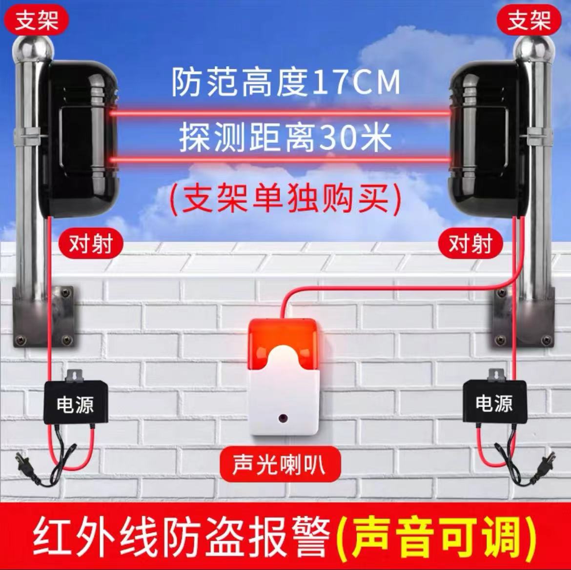 家里的红外线报警器主机在哪里
