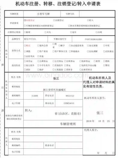 二手车交易企业备案证明
