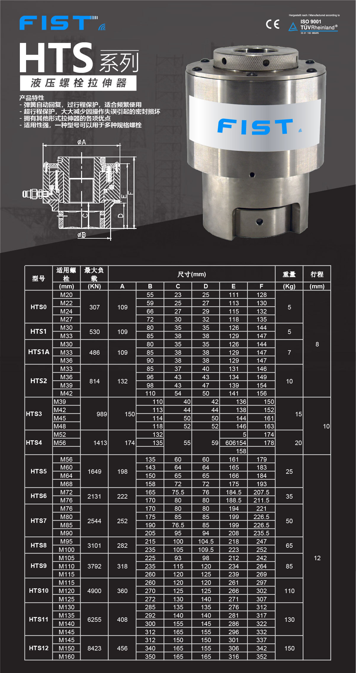 船舶主机螺丝拉伸器