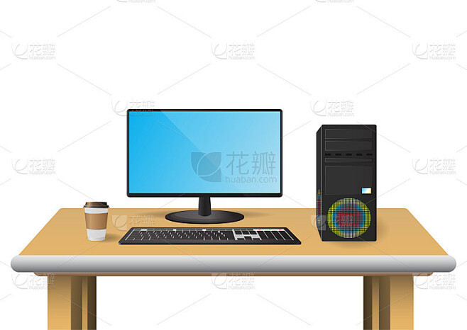 能把主机放在桌子上的电脑桌