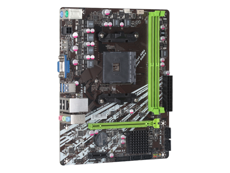 amd铭瑄主机板接线图