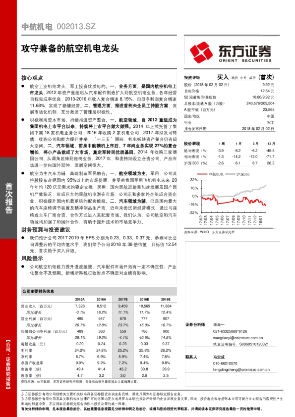 下游航空主机厂股票