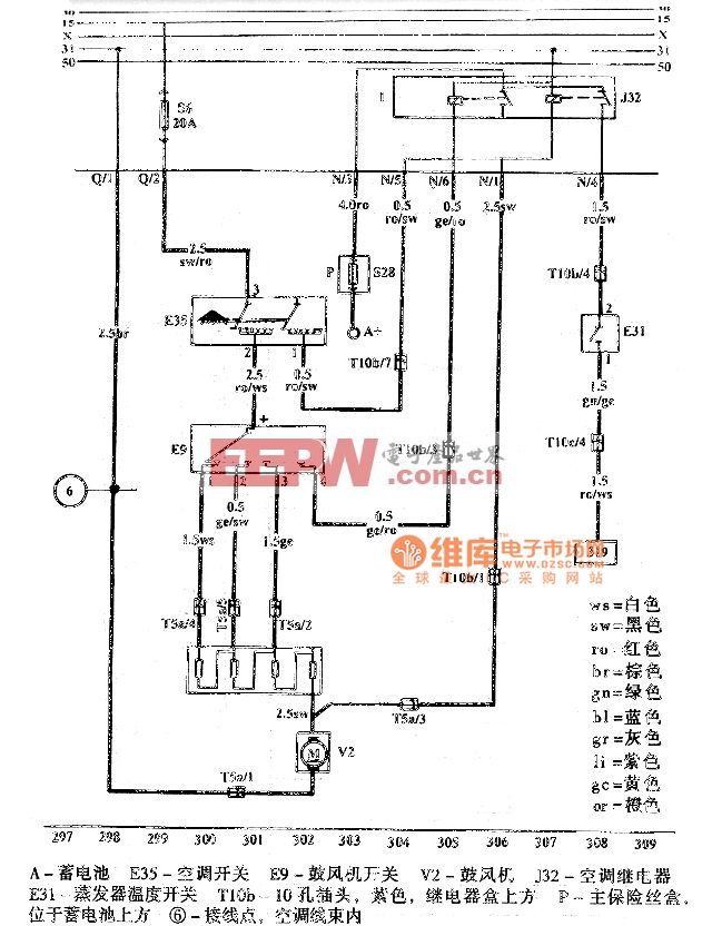 老骐达主机电路图