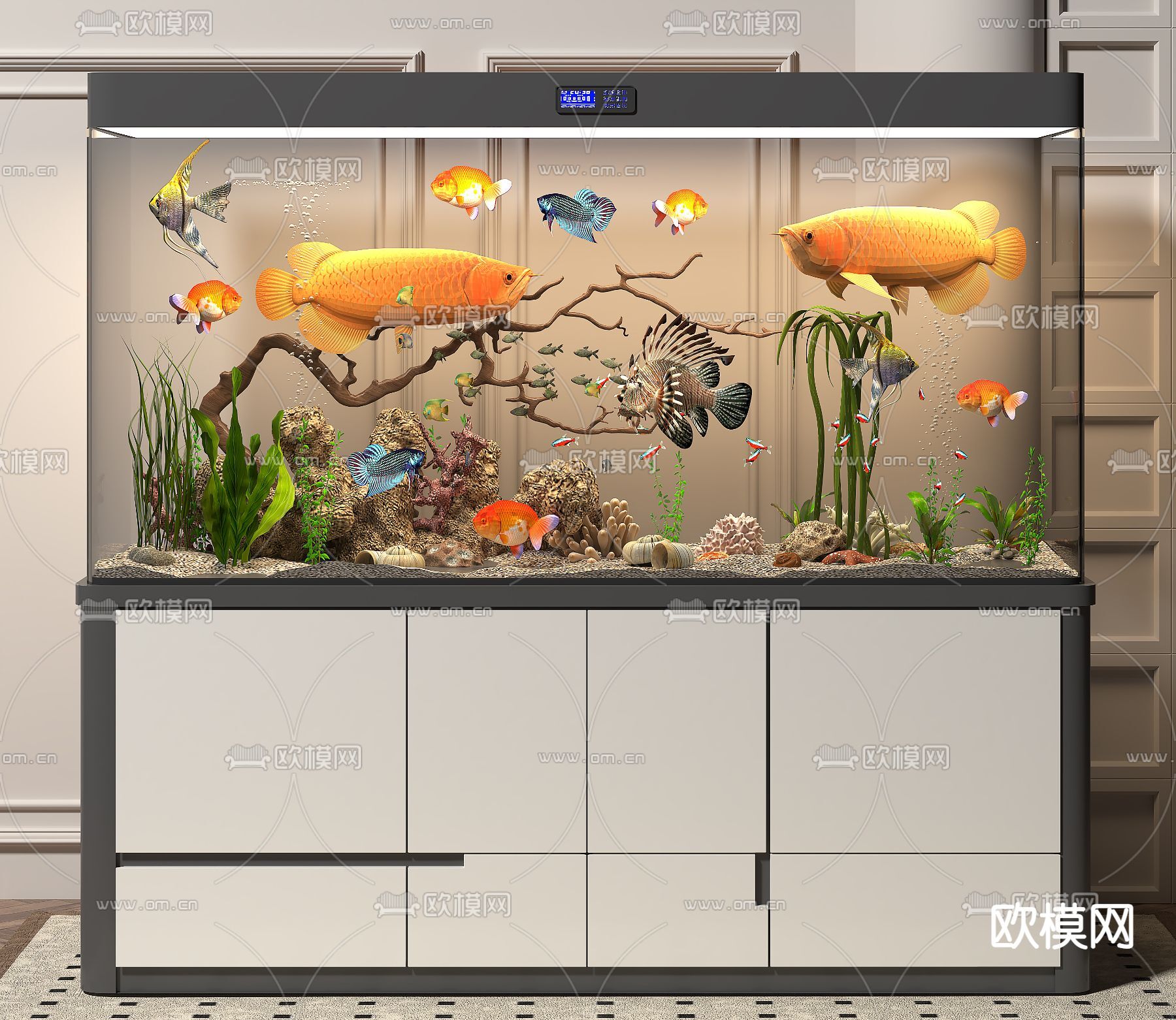 鱼缸水冷主机制作方法
