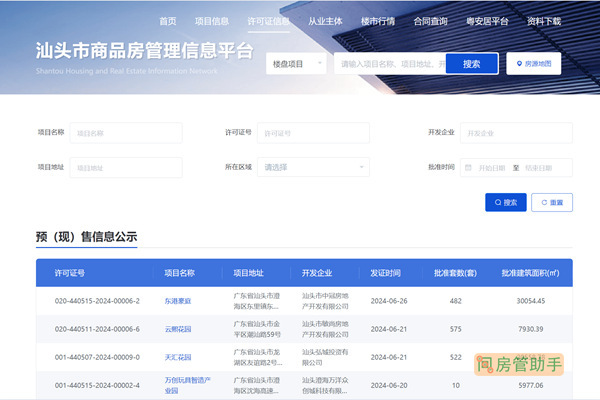 英德市商品房备案价
