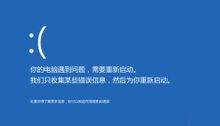 主机踢了一脚屏幕蓝屏