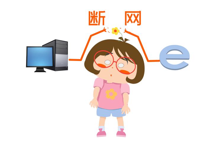 电脑主机后面网线闪红