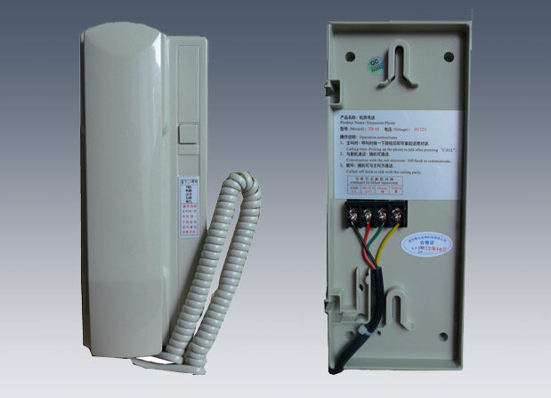 电梯电话机对讲主机接线