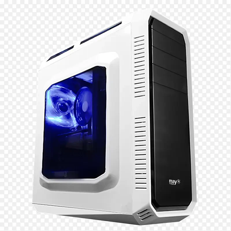 电脑桌下面放主机图片