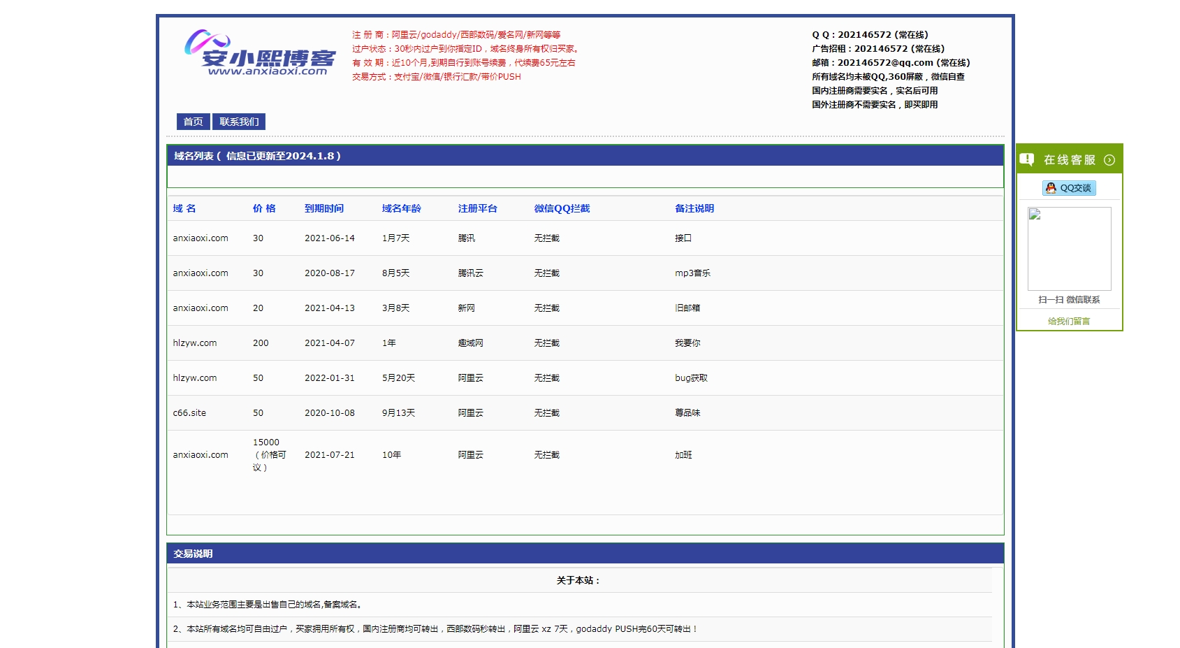 如何购买老的域名