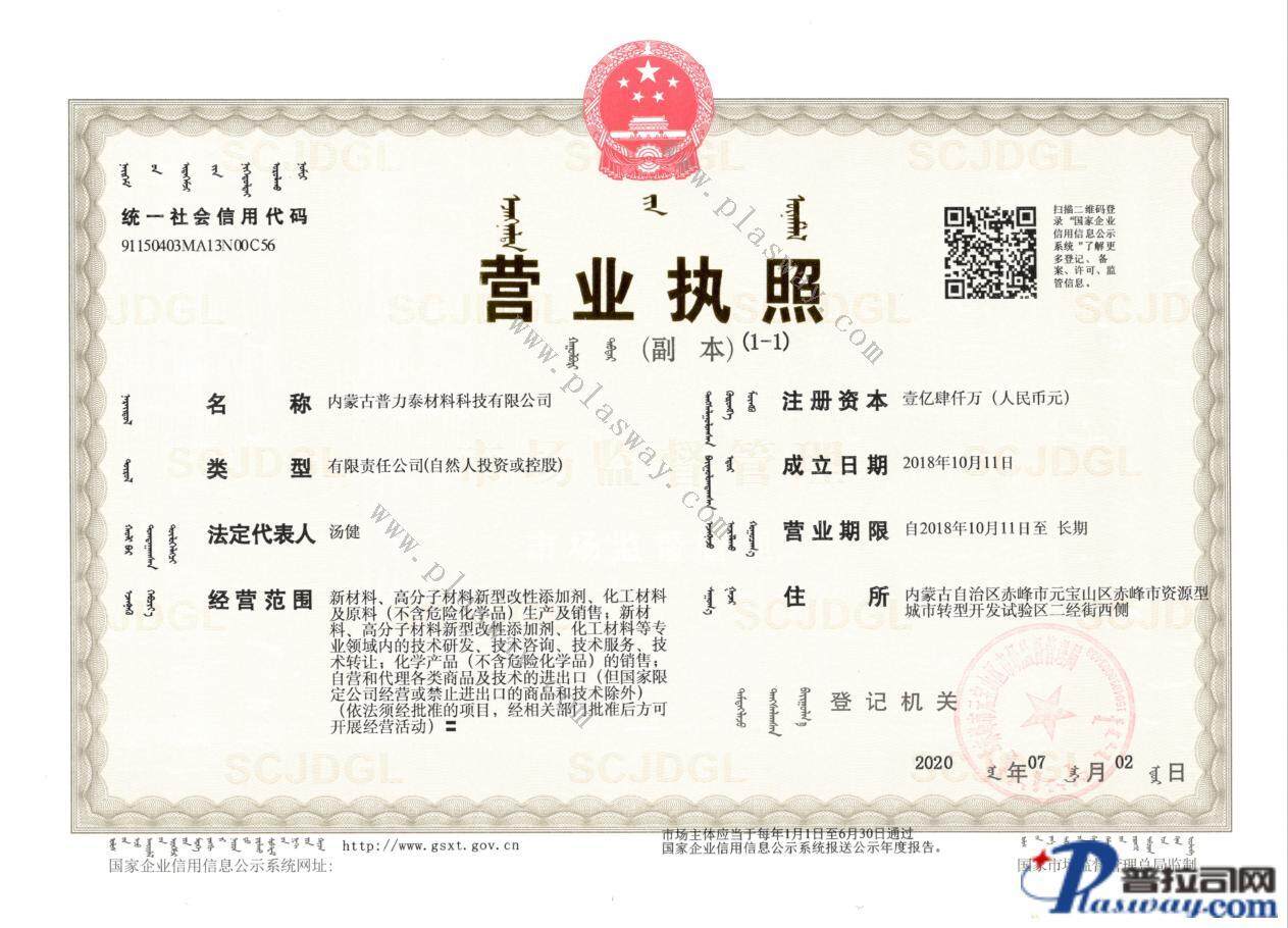 内蒙古涉企登记备案