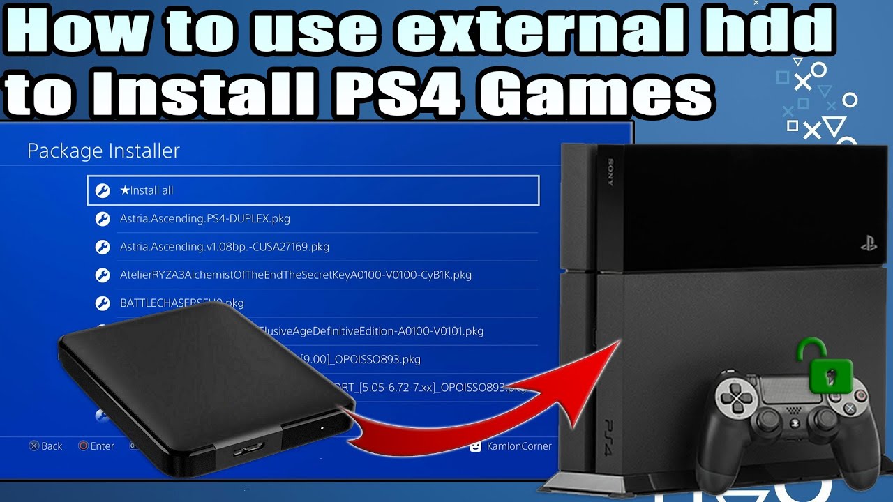 ps4主机怎么安装游戏
