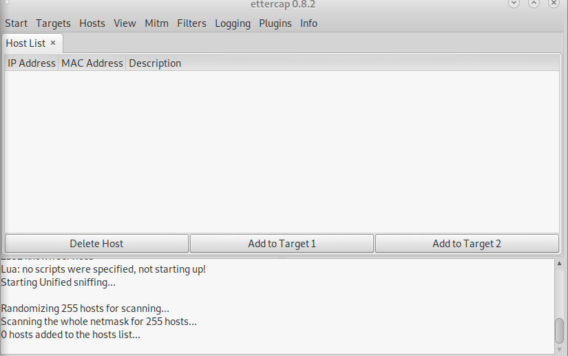 为什么ettercap扫不到主机