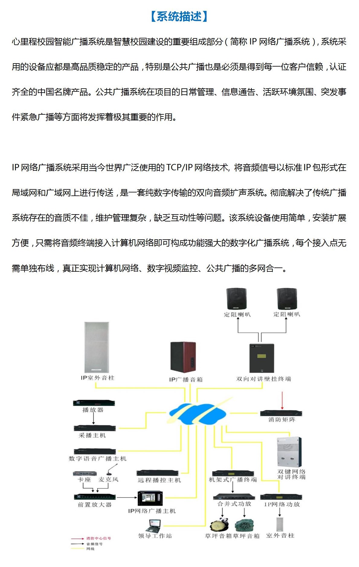 校园广播程控主机