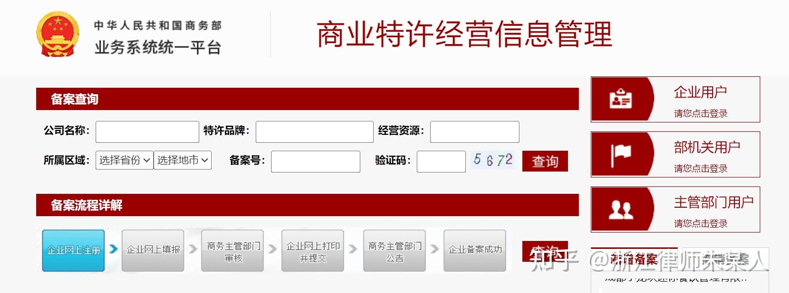 特许人备案要求