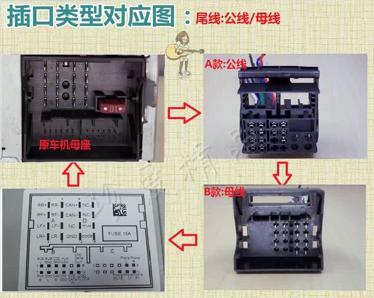 本田cd主机针脚定义