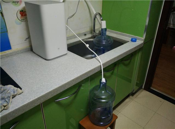 小米厨下净水器主机怎么停机