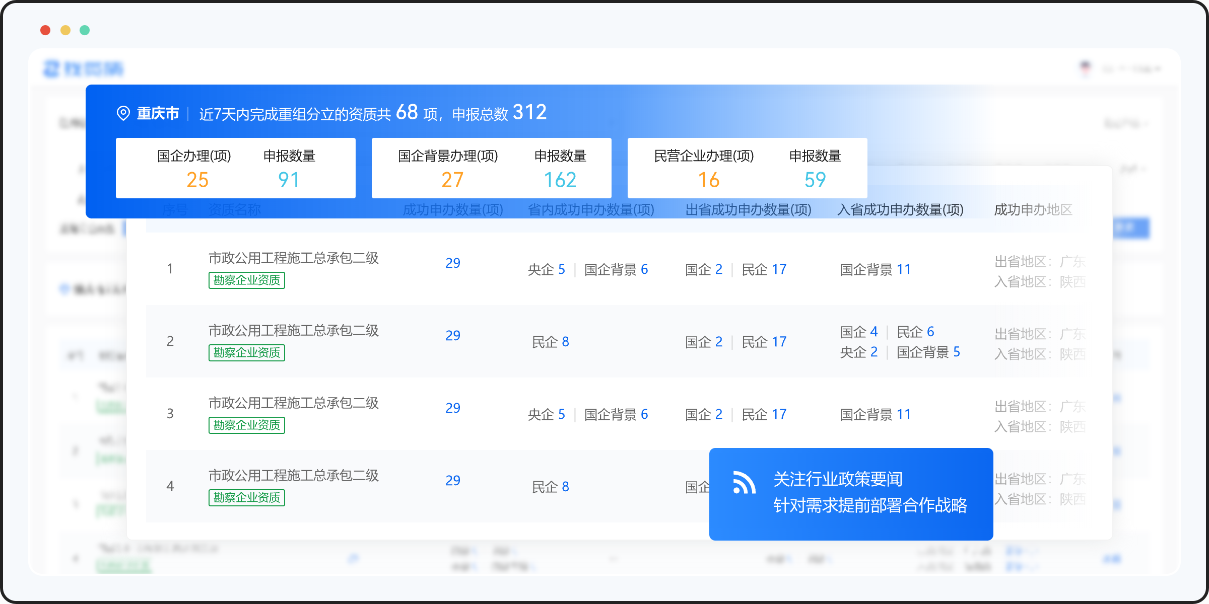 建筑资质备案网上查询