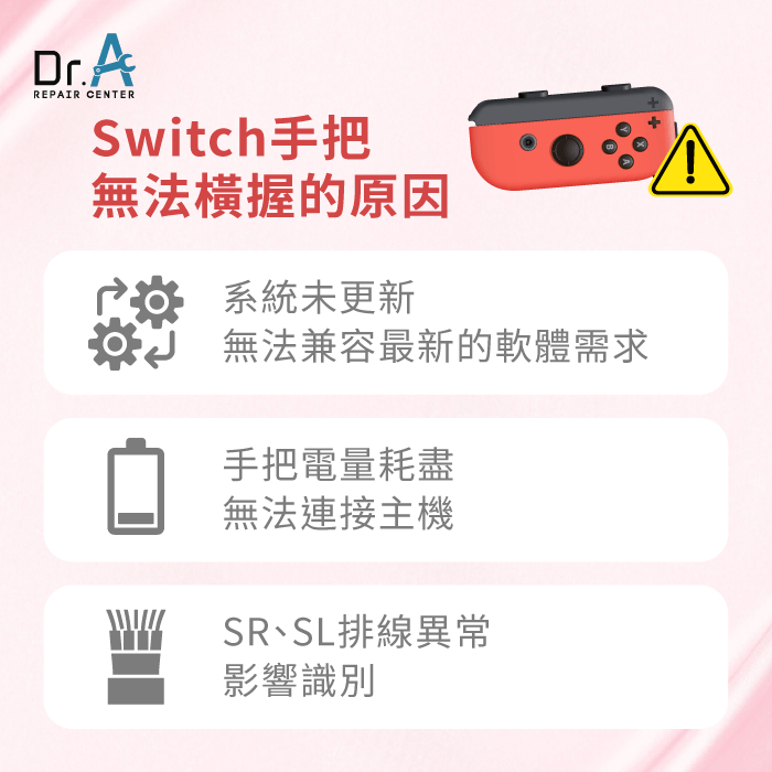 switch左手柄和主机连不上