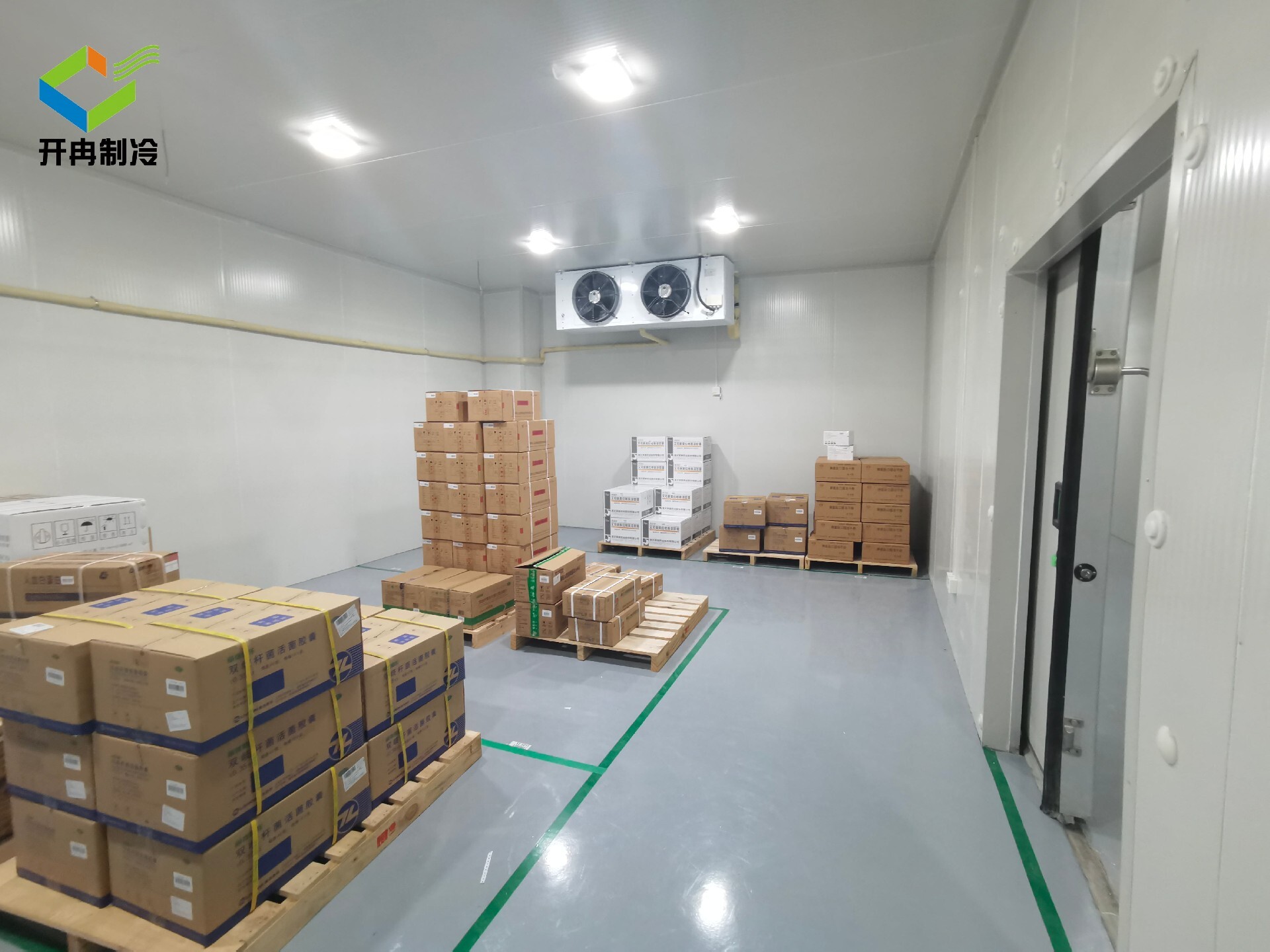 冷库主机工作示意图