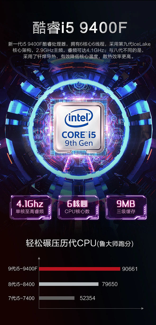 i5 8g内存独显电脑主机推荐