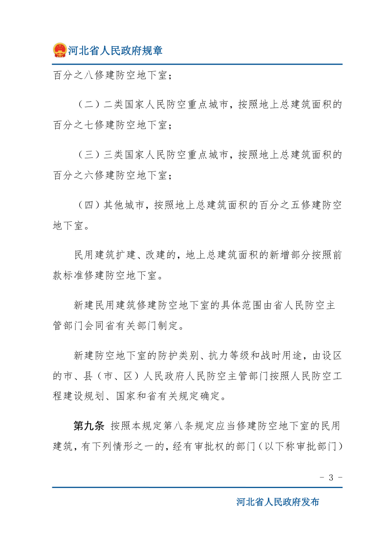 防空地下室竣工验收备案时