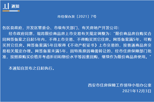 2021西安楼盘备案价会涨吗