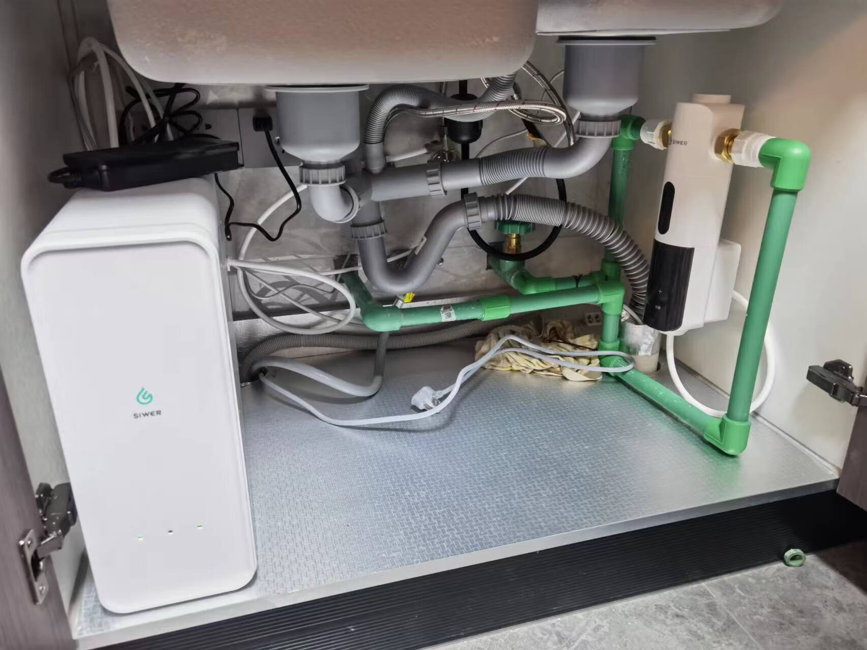 小米厨下净水器主机怎么停机